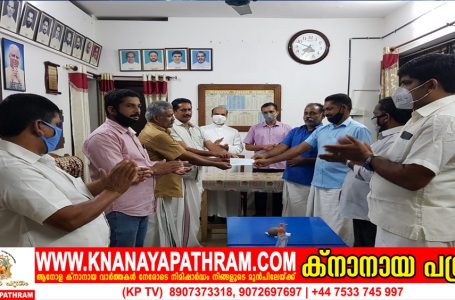 ക്രൈസ്റ്റ്‌നഗര്‍ സെന്റ്‌ ജൂഡ്‌സ്‌ പള്ളി മാതൃദൈവാലയത്തില്‍നിന്നും തുക ഏറ്റുവാങ്ങി.