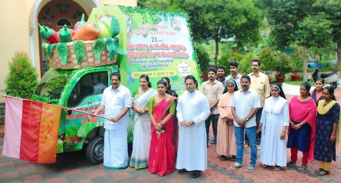 ചൈതന്യ കാര്‍ഷികമേള 2022 ഭക്ഷ്യസുരക്ഷ വിളംബര സന്ദേശയാത്രയ്ക്ക്  തുടക്കം