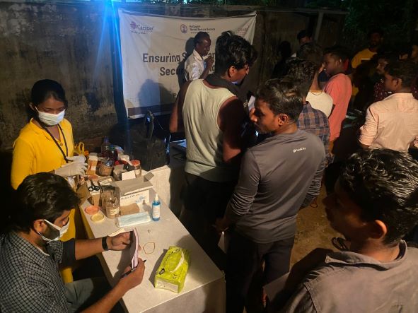 അതിഥി തൊഴിലാളികള്‍ക്കായി മെഡിക്കല്‍ ക്യാമ്പ് സംഘടിപ്പിച്ചു