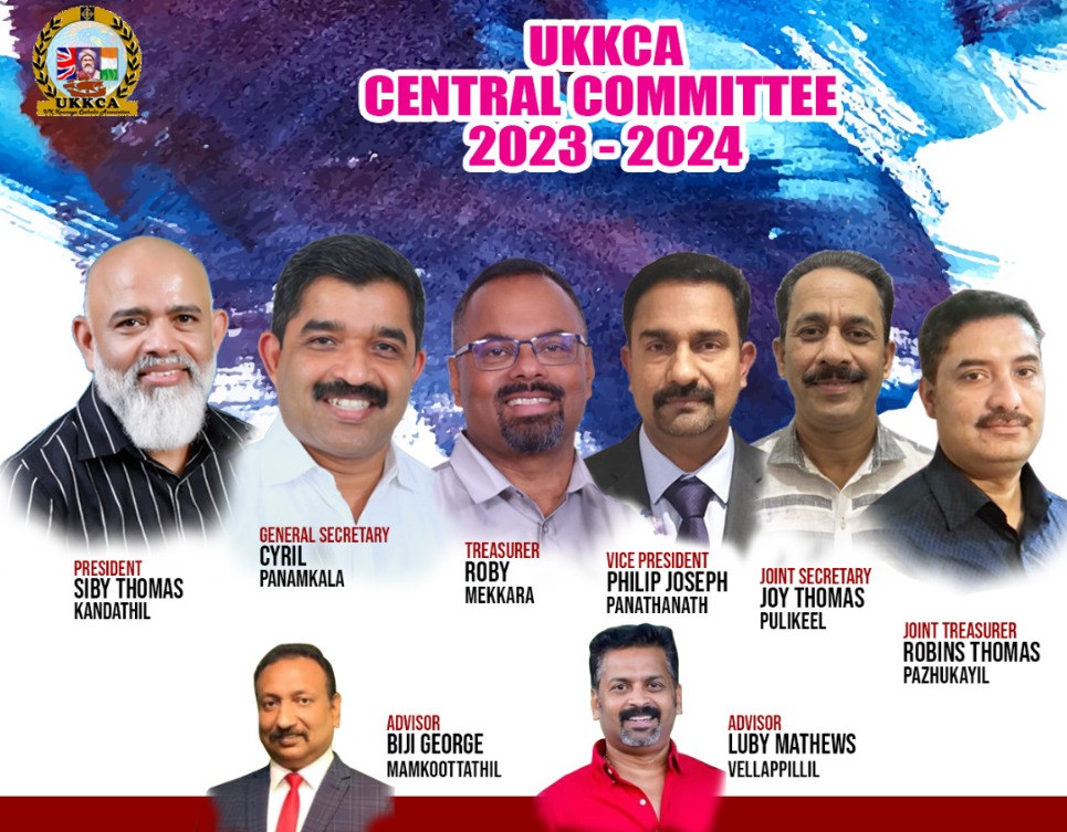 കീവർത്ത് വില്ലേജ് കീഴടക്കി ക്നാനായക്കാർ: നവയുഗത്തിന് നാന്ദി കുറിച്ചത് നോട്ടിംഗ്ഹാമിൽ,UKKCAക്ക് നവസാരഥികൾ