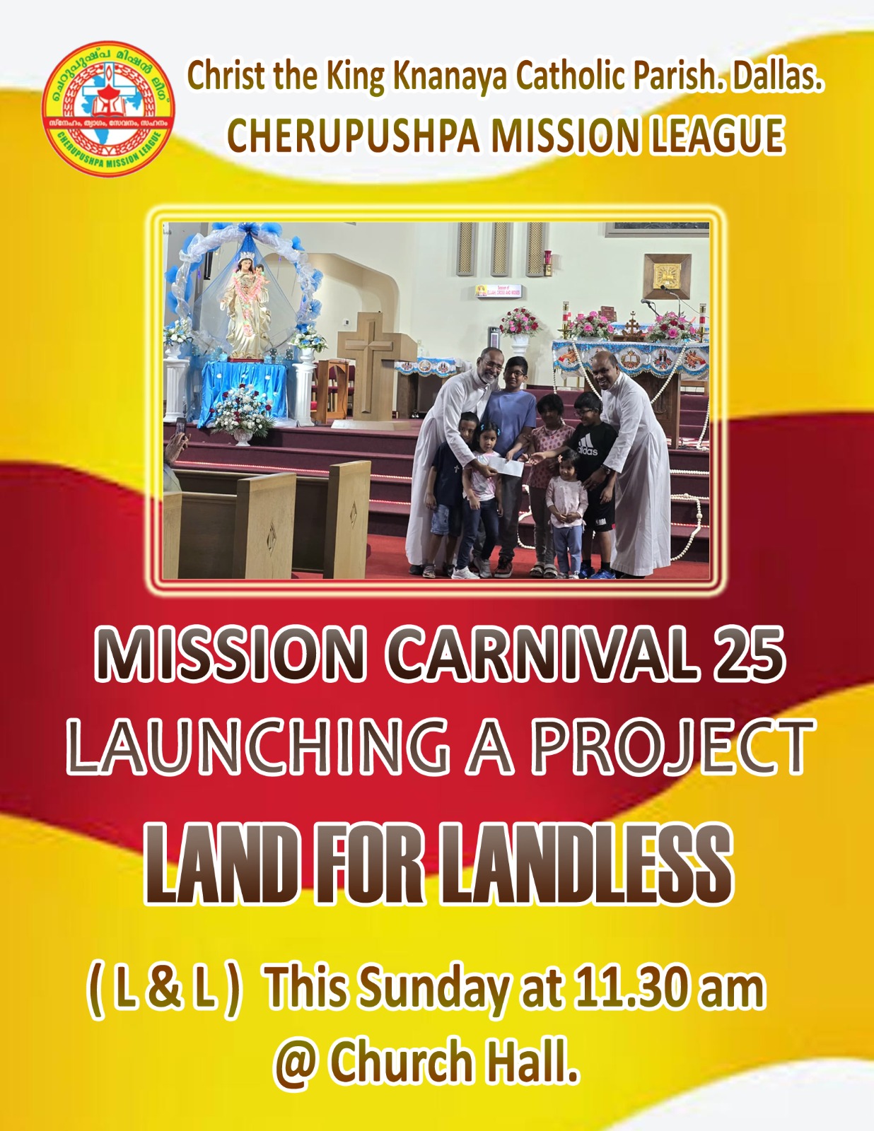 “കാരുണ്യനിലം ” ഒരുക്കാൻ കുട്ടികളുടെ മിഷൻ കാർണിവൽ ഡാളസ്സിൽ