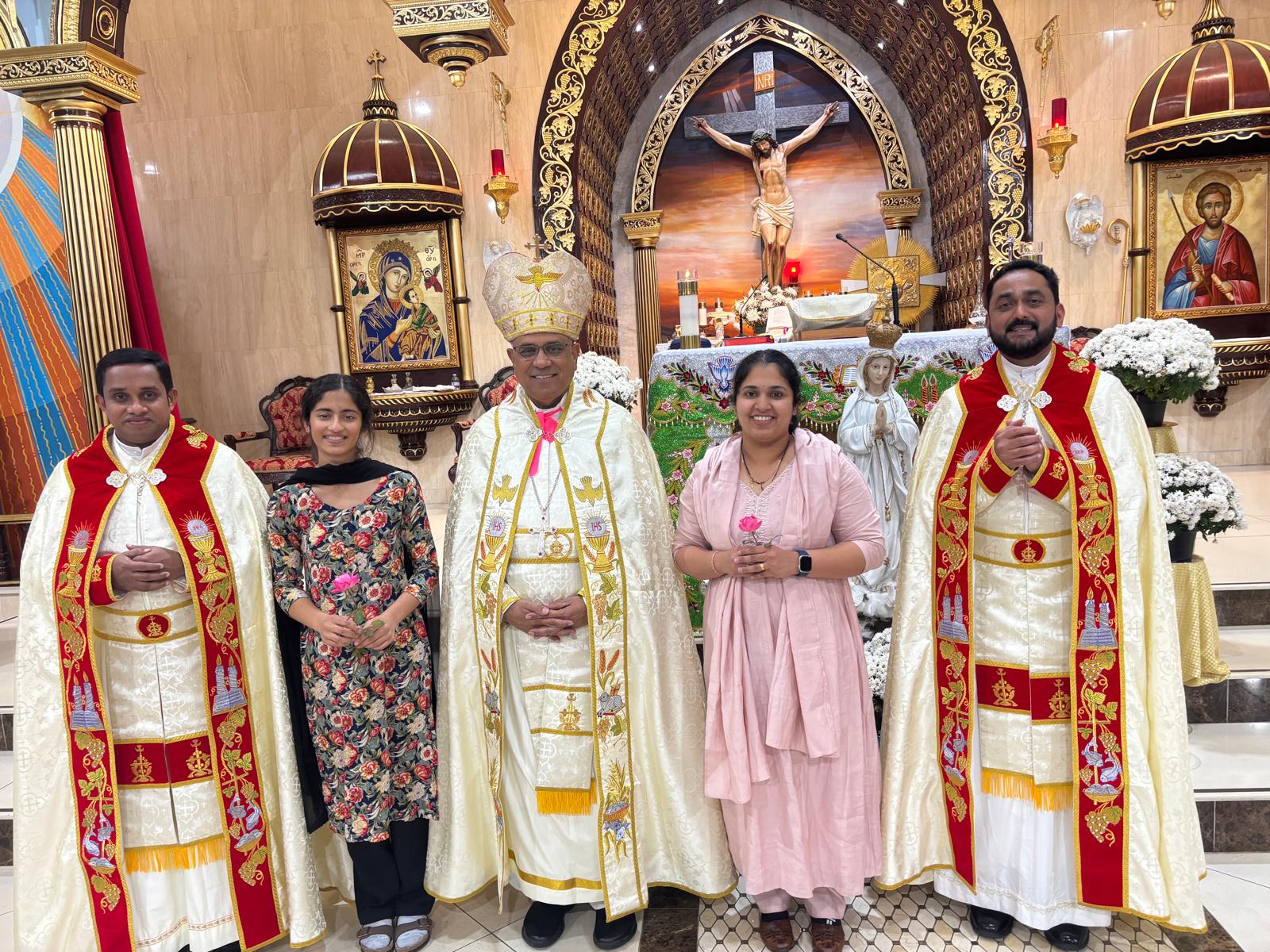 ചിക്കാഗോ സെന്റ് മേരീസ് ക്നാനായ കത്തോലിക്കാ ഇടവകയിൽ ജപമാലമാസത്തിന്റെ സമാപനം ഭക്തിനിർഭരമായി