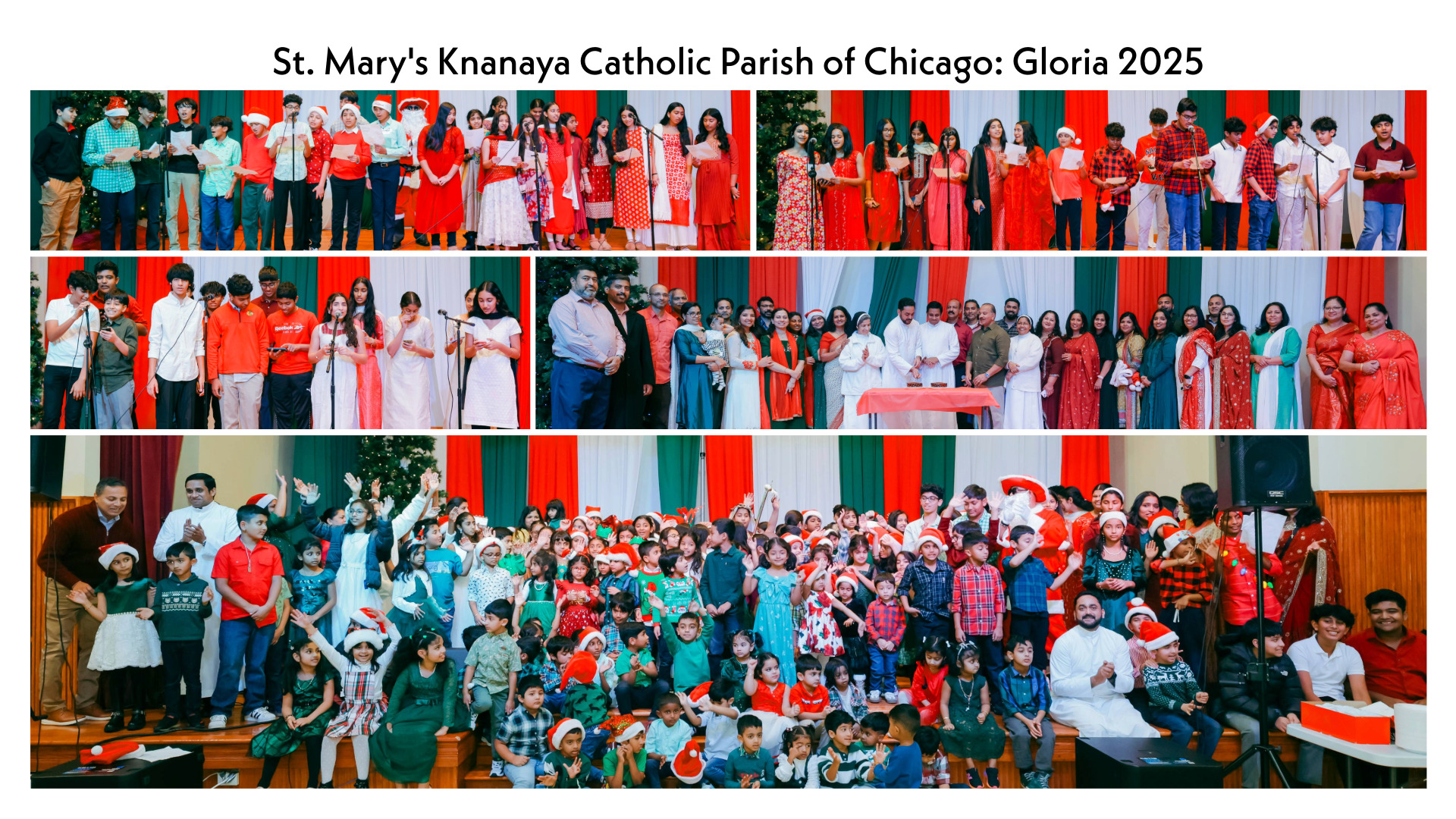 ചിക്കാഗോ സെന്റ് മേരീസിൽ ക്രിസ്തുമസ് കരോൾ ‘ഗ്ലോറിയ 2025’ വർണ്ണശബളമായി.