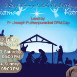 ചിക്കാഗോ സെന്റ് മേരീസ് ഇടവകയിൽ ക്രിതുമസിനൊരുക്കമായുള്ള ധ്യാനം ഡിസംബർ 12 മുതൽ ഫാ. ജോസഫ് പുത്തൻപുരക്കൽ നയിക്കും