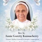 റവ: സി: ആനി ഗൊരേത്തി കുന്നശേരി നിര്യാതയായി .