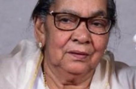 ഒളശ്ശ വാണിയപ്പുരയ്ക്കൽ  ഏലിയാമ്മ (86) നിര്യാതയായി