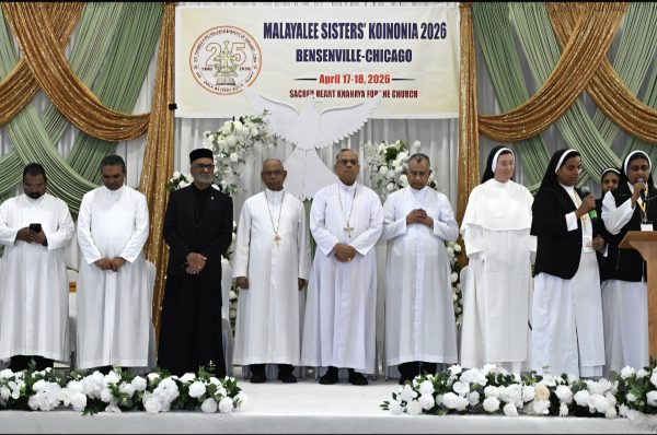 അമേരിക്കയിലെ ആദ്യ മലയാളി സന്യാസിനി സംഗമം കൂട്ടായ്മയുടെ പുതുചരിത്രം രചിച്ച് ചിക്കാഗോയിൽ സമാപിച്ചു