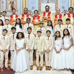 ഹൂസ്റ്റൺ സെന്റ് മേരീസ് ക്നാനായ കാത്തോലിക്ക ഫൊറാന ദൈവാലയത്തിൽ  ഭക്തിസാന്ദ്രമായ പ്രഥമ ദിവ്യകാരുണ്യ  സ്വീകരണം.
